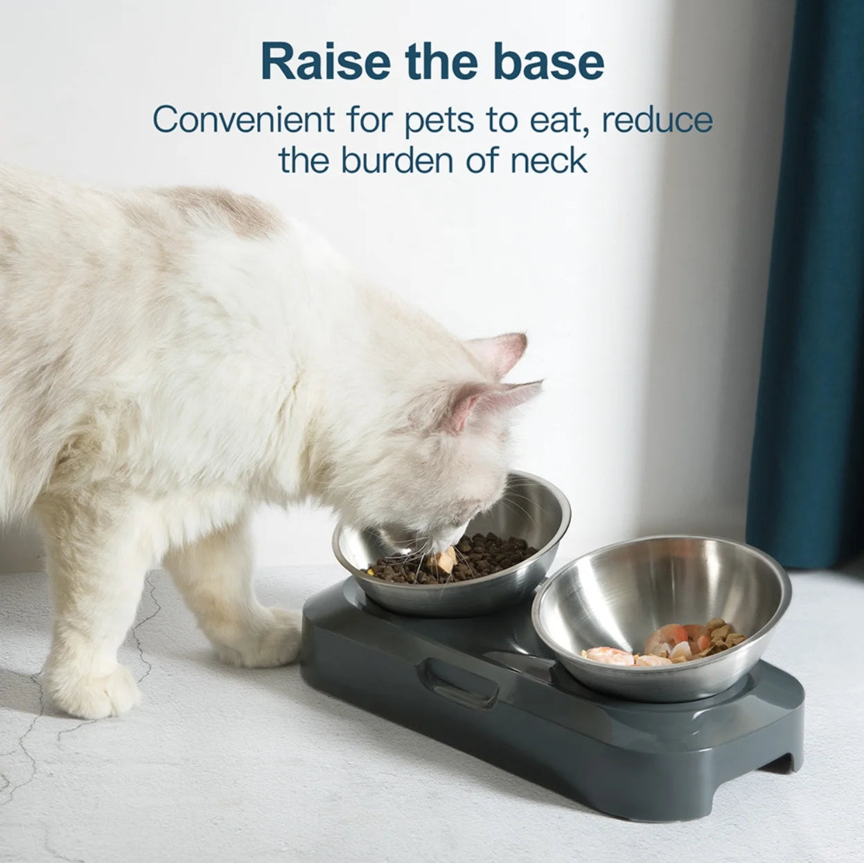 Bols D'Alimentation En Acier Inoxydable Pour Animaux De Compagnie, Mangeoires Pour Chats, Mangeoire À Boire Pour Chatons Et Chiots, Jolis Bols, Créatifs Et Inclinés